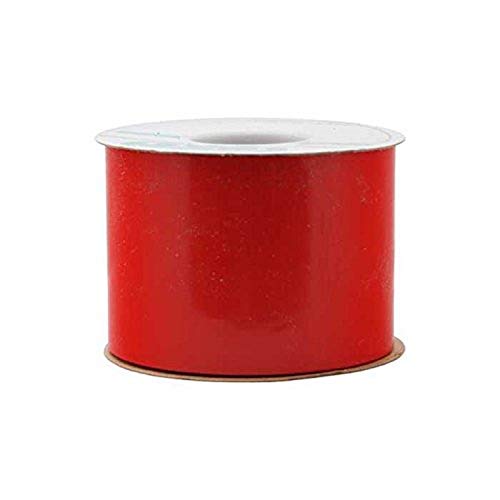 Berwick Offray Plastic Shine 4" Wide Ribbon X 50 Yards-Red Geschenkband von Berwick