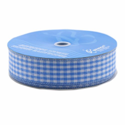 Berwick Picknick-Band mit Drahtkante, 3,8 cm x 45,7 m Spule blau von Berwick