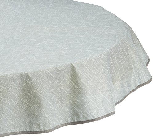 BEST Tischdecke, rund 160 cm, grau von BEST