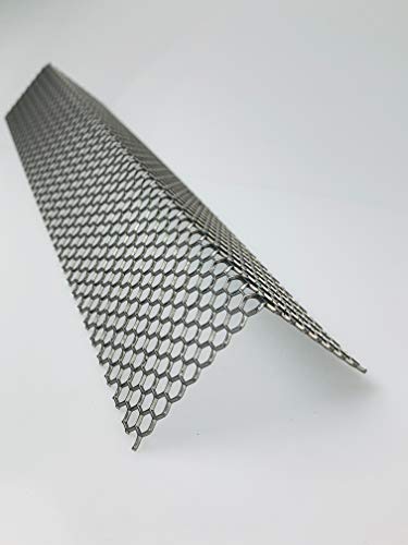 Lochblech Hexagonal Stahl Winkel HV 6-6,7 Winkelprofil 1,5mm Länge 1000mm, Individuell nach Maß (Schenkel: 30mm x 30mm) von Bestell_dein_lochblech