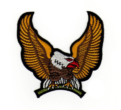 Aufnäher Bügelbild Aufbügler Iron on Patches Applikation Adler Eagle von Bestellmich / Aufnäher