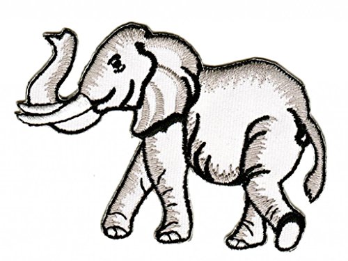 Bestellmich Elefant Aufnäher Bügelbild Patch Applikation von Bestellmich