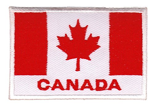 Bestellmich Flagge Canada Aufnäher Bügelbild Patch Applikation von Bestellmich