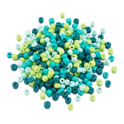Bestewelry Undurchsichtige runde Rocailles-Perlen, 2 mm, Großpackung, Pony-Perlen, Kandi-Armband, Mini-Bugle-Perlen für Schmuckherstellung, DIY, Halsketten, Basteln, Grün, 12000 Stück Bestewelry Undurchsichtige runde Rocailles-Perlen, 2 mm, Großpackung, Pony-Perlen, Kandi-Armband, Mini-Bugle-Perlen für Schmuckherstellung, DIY, Halsketten, Basteln, Grün, 12000 Stück von Bestewelry