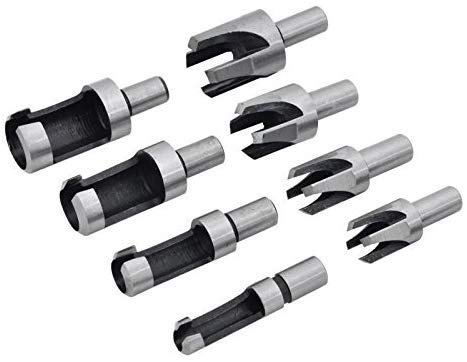 Bestgle Korkenzieher aus Karbonstahl, 6 mm / 10 mm / 13 mm / 16 mm, Plug-Cutter, Power-Tool, für Holzarbeiten von Bestgle