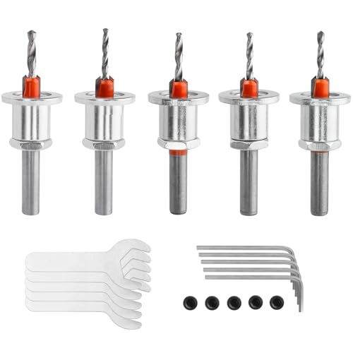 Bestgle Set mit 5 8 mm Fräsbohrern, Fräsbohrer 2,8/3/3,2/3,5/4 mm, Fräsbohrer für Holz, gefräste Bohrer für die Arbeit, Holzbohrer, Kunststoff, Bohrlöcher Bestgle Set mit 5 8 mm Fräsbohrern, Fräsbohrer 2,8/3/3,2/3,5/4 mm, Fräsbohrer für Holz, gefräste Bohrer für die Arbeit, Holzbohrer, Kunststoff, Bohrlöcher von Bestgle