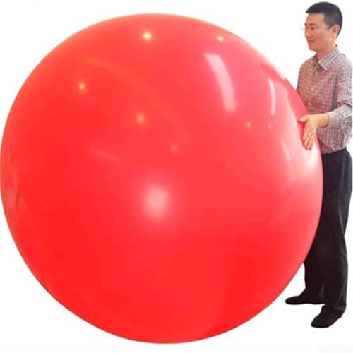 Besttoolifes 183.9 cm Big Round Balloon Latex Giant Balloon Jumbo Thick Balloons For Photo Shooting Birthday Wedding Party Festival Event Carnival Decorations von Besttoolifes