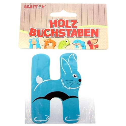 Besttoy - Holzbuchstabe - H - blau von Besttoy