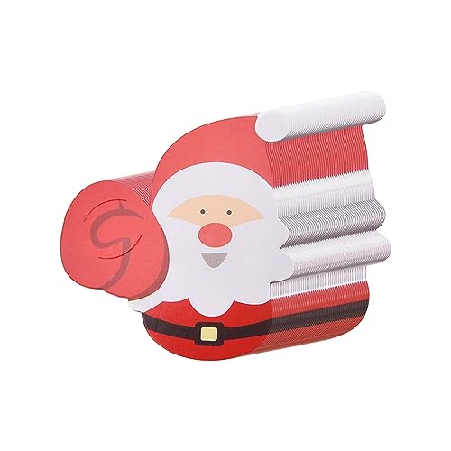 Bestvisse 50 Stück Lollipop Papierkarten Weihnachtsmann Lutscher Papierkarte für Weihnachten Lutscher Zuckerbrot Süßigkeiten Wrap von Bestvisse