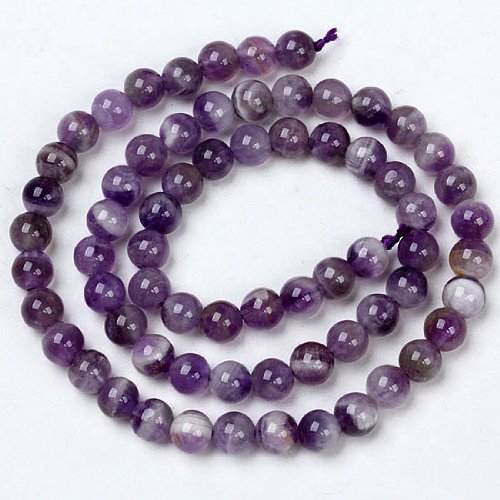 6 mm Amethyst Quarz Kristall rund Edelstein DIY lose Perlen von Better Dealz