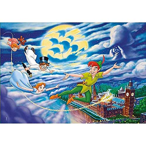 DIY 5D Diamond Painting, DIY Diamond Painting Pictures, Peter Pan Und Wendy Darling Diamond Painting Mosaic, Cross Stitch, Rhinestone Painting Wall/ Entrance/ Office Decorations 30x40 cm von Better Selection