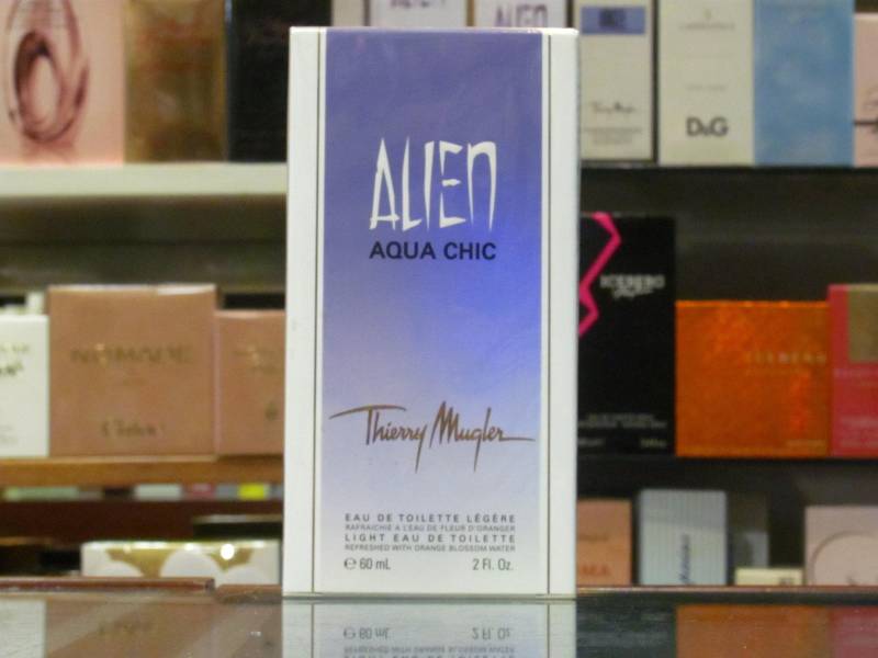 Alien Aqua Chic - Thierry Mugler Eau De Toilette Legere 60 Ml Edt Spray Sehr Selten von BettiVintagePerfumes