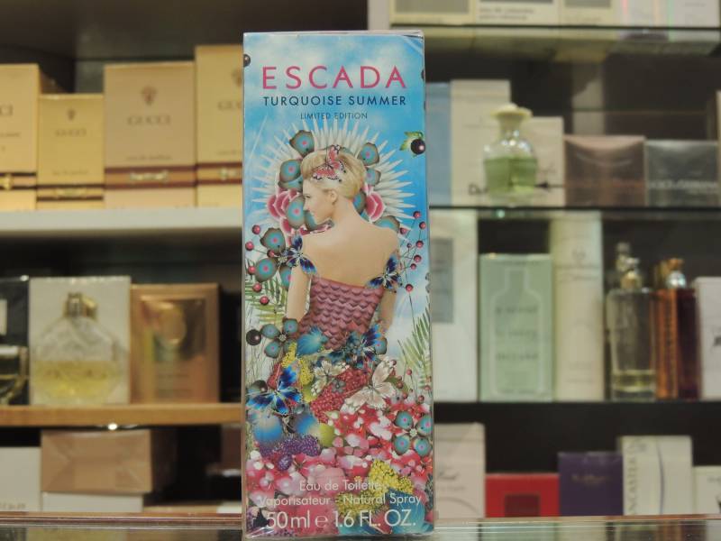 Escada Turqoise Summer Limited Edition Eau De Toilette 50Ml Edt Spray - Sehr Selten von BettiVintagePerfumes