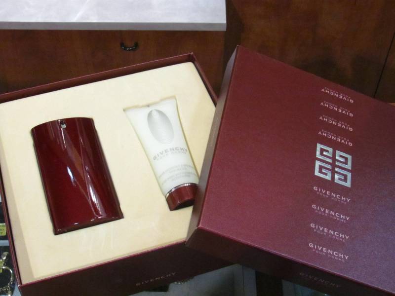 Givenchy Pour Homme Set Eau De Toilette 40 Ml Edt Spray + Aftershave Balm 75 - Vintage, Sehr Selten von BettiVintagePerfumes