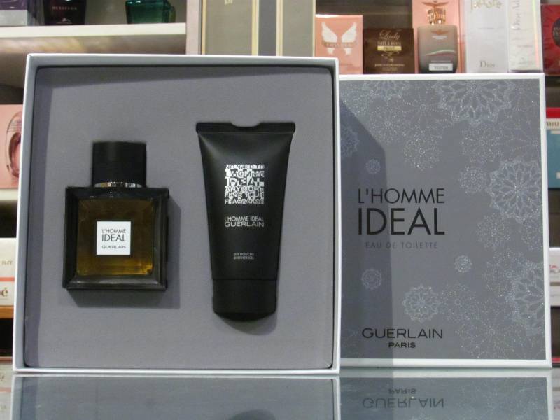 L' Homme Ideal Guerlain - Set Eau De Toilette 50Ml Spray + Duschgel 75Ml Very Rare von BettiVintagePerfumes