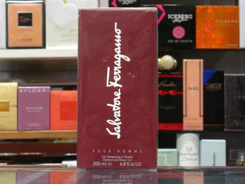 Salvatore Ferragamo Pour Homme - Shampoo Und Duschgel 200Ml Vintage Sehr Selten von BettiVintagePerfumes