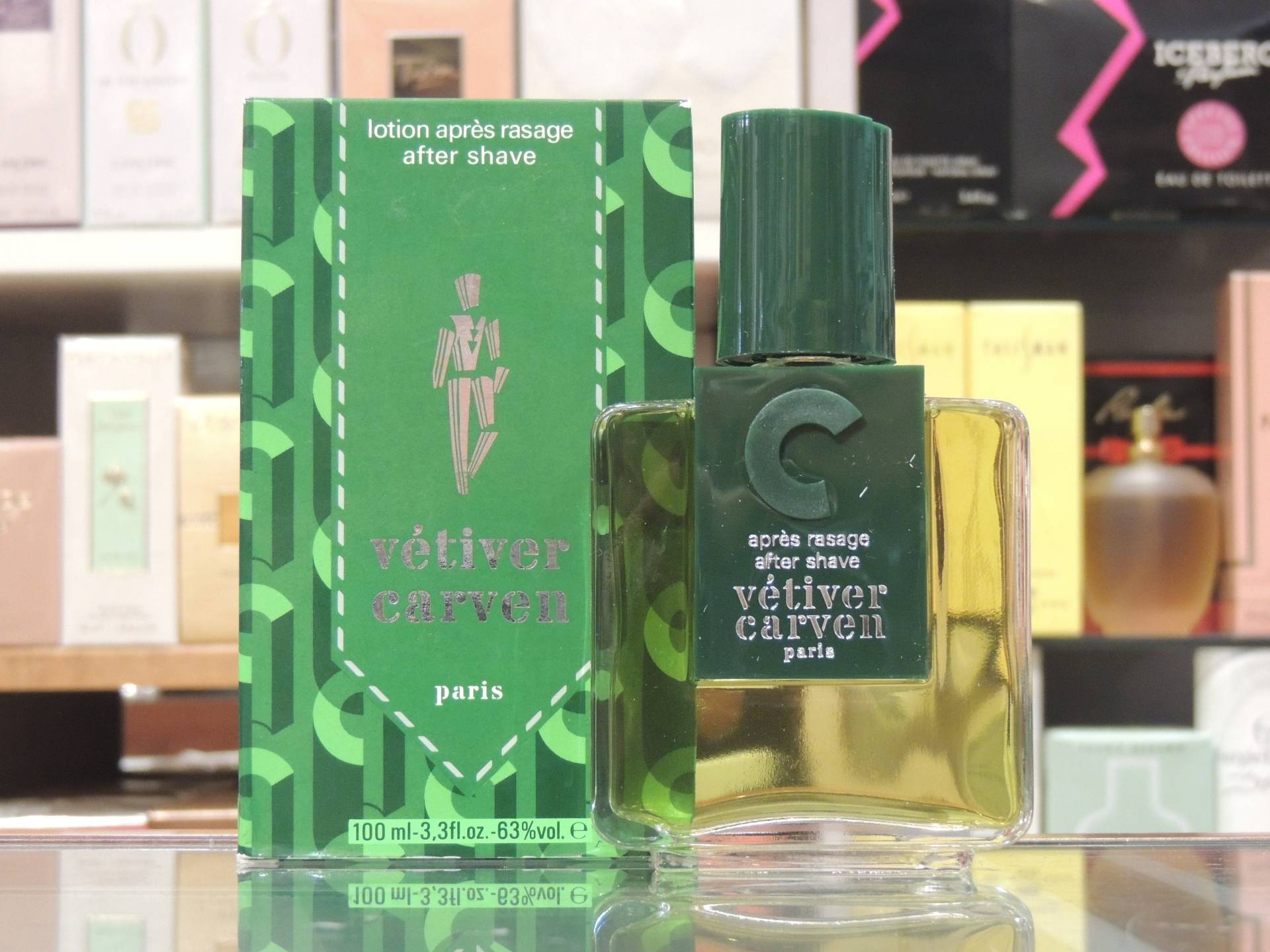 Vetiver - Carven Aftershave Lotion 100 Ml Apres Rasage Splash Vintage Sehr Selten von BettiVintagePerfumes