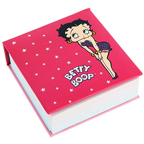 BETTY BOOP Memo-Block mit hartem rosa Einband "Star Strck" von Betty Boop