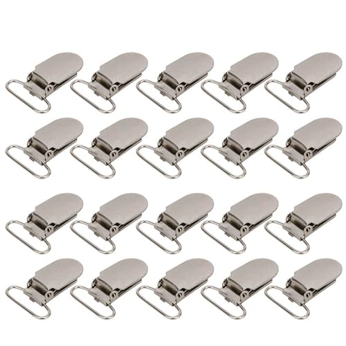 20pcs Metall -Schnuller -Clips, Hosenträger -Klammern Bettlaken Clips HAUSPER SNACE FÜR DIE KLEINE BEIDSCHLÜSSE FÜR BEIDE BEIDE BEIME von Beufee