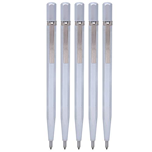 Beufee Wolfram -Carbid -Sciber, 5pcs Diamantmarkierungsgravur Stift Wolfram Carbid Tipps Scriber Gravur -Werkzeug für Keramikglas von Beufee