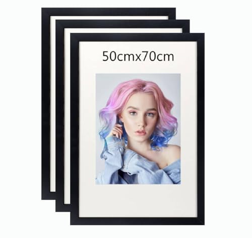 3er Set 50x70cm Bilderrahmen, MDF-Rahmen,Rahmen aus holz,Frame 50x70cm,Wand Bilderrahmen Moderner Fotorahmen,Perfekt zum Verschenken,Schwarz 3er Set 50x70cm Bilderrahmen, MDF-Rahmen,Rahmen aus holz,Frame 50x70cm,Wand Bilderrahmen Moderner Fotorahmen,Perfekt zum Verschenken,Schwarz von Beutrain