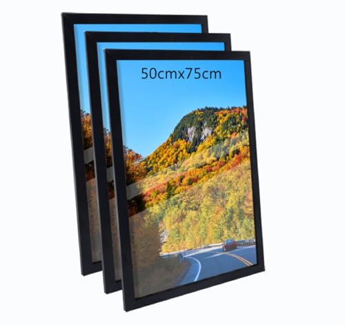 3er Set 50x75cm Bilderrahmen, MDF-Rahmen,Rahmen aus holz,Frame 50x75cm,Wand Bilderrahmen Moderner Fotorahmen,Perfekt zum Verschenken,Schwarz 3er Set 50x75cm Bilderrahmen, MDF-Rahmen,Rahmen aus holz,Frame 50x75cm,Wand Bilderrahmen Moderner Fotorahmen,Perfekt zum Verschenken,Schwarz von Beutrain