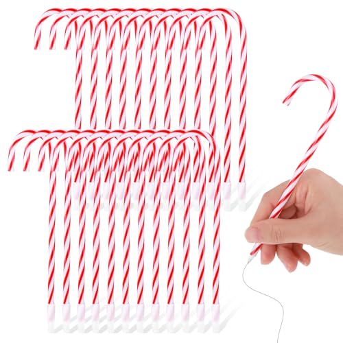 Bewudy 24pcs Candy Cane Stifte, Kreativ Neuheit Kugelschreiber, 0.5mm Schwarz Tinte Kugelschreiber für Krankenschwester Arzt Freunde Künstler Schule Büro Geburtstagsgeschenk Briefpapier Geschenk von Bewudy