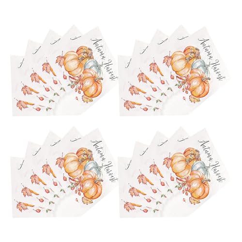 Bexdug Thanksgiving- -Servietten – Thanksgiving 20 Blatt dick Gäste Papierservietten, Abendessen Badezimmer Servietten Seidenpapier Bulk Geschirr von Bexdug