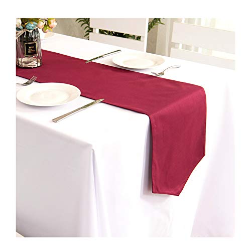 BgnEhRfL Tischdecke, Tischdecke, Polyester-Tischläufer, Tischläufer for Hochzeiten, Events, Hotels und Gastronomie(30 * 160CM) von BgnEhRfL