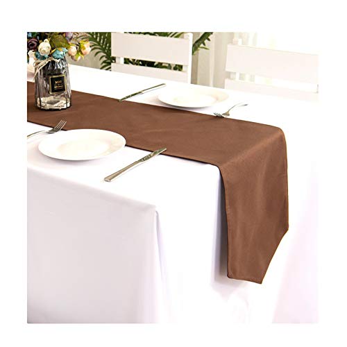 BgnEhRfL Tischdecke, Tischdecke, Polyester-Tischläufer, Tischläufer for Hochzeiten, Events, Hotels und Gastronomie(30 * 200CM) von BgnEhRfL