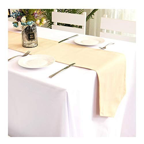 BgnEhRfL Tischdecke, Tischdecke, Polyester-Tischläufer, Tischläufer for Hochzeiten, Events, Hotels und Gastronomie(30 * 240) von BgnEhRfL