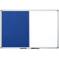 Bi-Office Whiteboard-Pinnwand MAYA KOMBI 120,0 x 90,0 cm Textil blau von Bi-Office