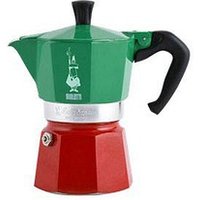 BIALETTI Moka Express 3 Color Italia Espressokocher grün, 3 Tassen von Bialetti