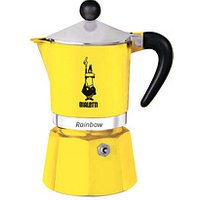 BIALETTI Rainbow Espressokocher gelb, 3 Tassen von Bialetti