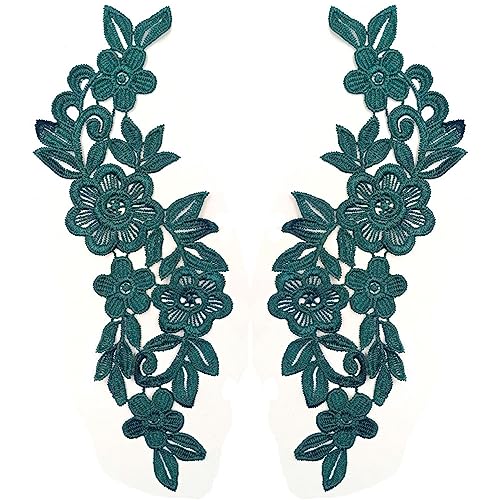 Bianriche Spitzenkragen Stickerei Applikation Blume Ausschnitt Nähen Patches Motiv für DIY Projcets Hochzeitskleid Brautkleidung Trim 1 Paar, L # Bianriche Spitzenkragen Stickerei Applikation Blume Ausschnitt Nähen Patches Motiv für DIY Projcets Hochzeitskleid Brautkleidung Trim 1 Paar, L # von Bianriche