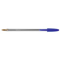 BIC Kugelschreiber Cristal Original transparent, Schreibfarbe: blau, 10 St. von Bic