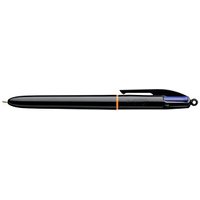 BIC 4-Farben-Kugelschreiber 4 Colours PRO schwarz, Schreibfarbe: farbsortiert, 1 St. von Bic