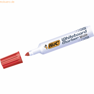 Bic Whiteboardmarker Velleda Rundspitze 1,9mm rot von Bic