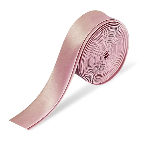 Bieiyhe Doppelt Gefaltetes Schrägband 10m X 20mm,Twillband,Einfassband zum Nähen,Textilband,Einseitiges Satinband Zum Nähen,Schrägband Quilten,Köperband,Nahtband,Schrägband Basteln,Wimpelband von Bieiyhe