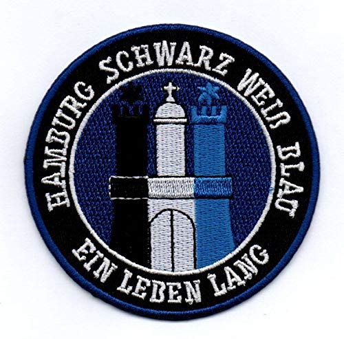 Birsppy Hamburg - Aufnäher, Bügelbild, Stickbild, Iron on Patch von Birsppy