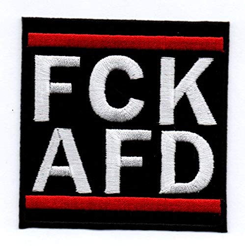 FCK AFD - Aufnäher Bügelbild Iron on Patch von Bienpatch