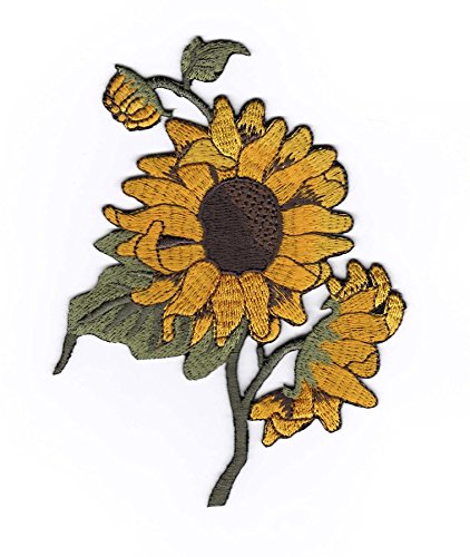 Sonnenblume Aufnäher/Bügelbild/Iron on Patch von Bienpatch