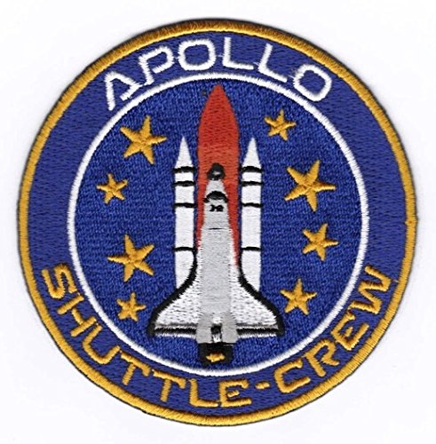 Space Shuttle Aufnäher/Bügelbild/Iron on Patch. "Apollo Shuttle Crew" von Fiico