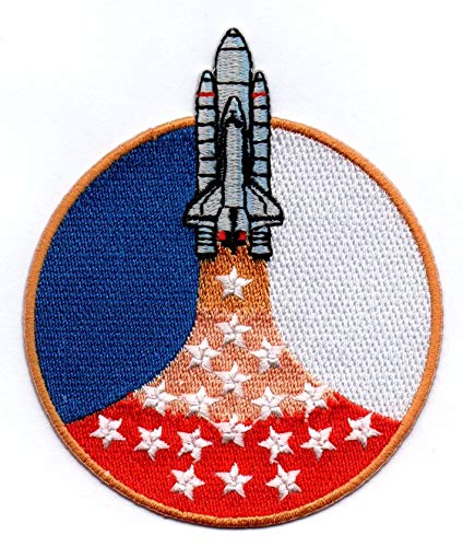 Space Shuttle - Aufnäher Bügelbild Abzeichen Stickbild Iron on Patch von Bienpatch