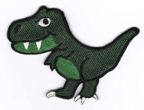 Bienpatch T Rex Dino Aufn√§her/B√ľgelbild/Iron on Patch - 1 St√ľck von coinos