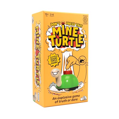 Mine Turtle: Ein explosives Spiel der Wahrheit oder Pflicht, mit über 100 albernen Missionskarten, perfektes Brettspiel für Jugendliche, Familien und Erwachsene, ideal für Spieleabend von Big Potato