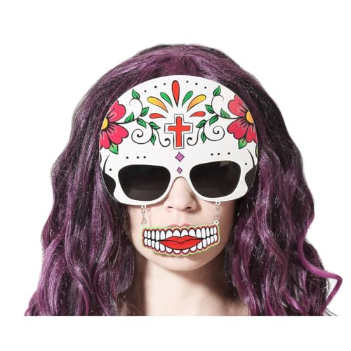 BigBuy Carnival Totenkopf Brille von BigBuy Carnival