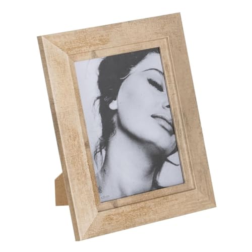 BigBuy Home Bilderrahmen, Beige, Holz, Glas, 21,5 x 26,5 cm von BigBuy Home