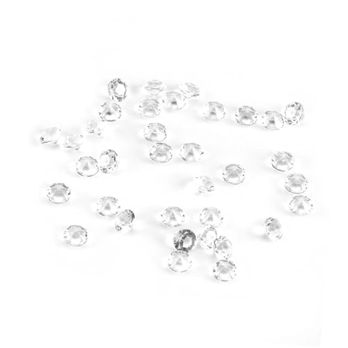 1000 Stück 6 Mm Klare Acrylperlen, Vasenfüller, Hochzeit, Party, Dekoration, DIY-Ornament-Zubehör mit Eleganten, Glitzernden Party-Dekor-Perlen und Einzigartigen Vasenfüllern von Biitfuu