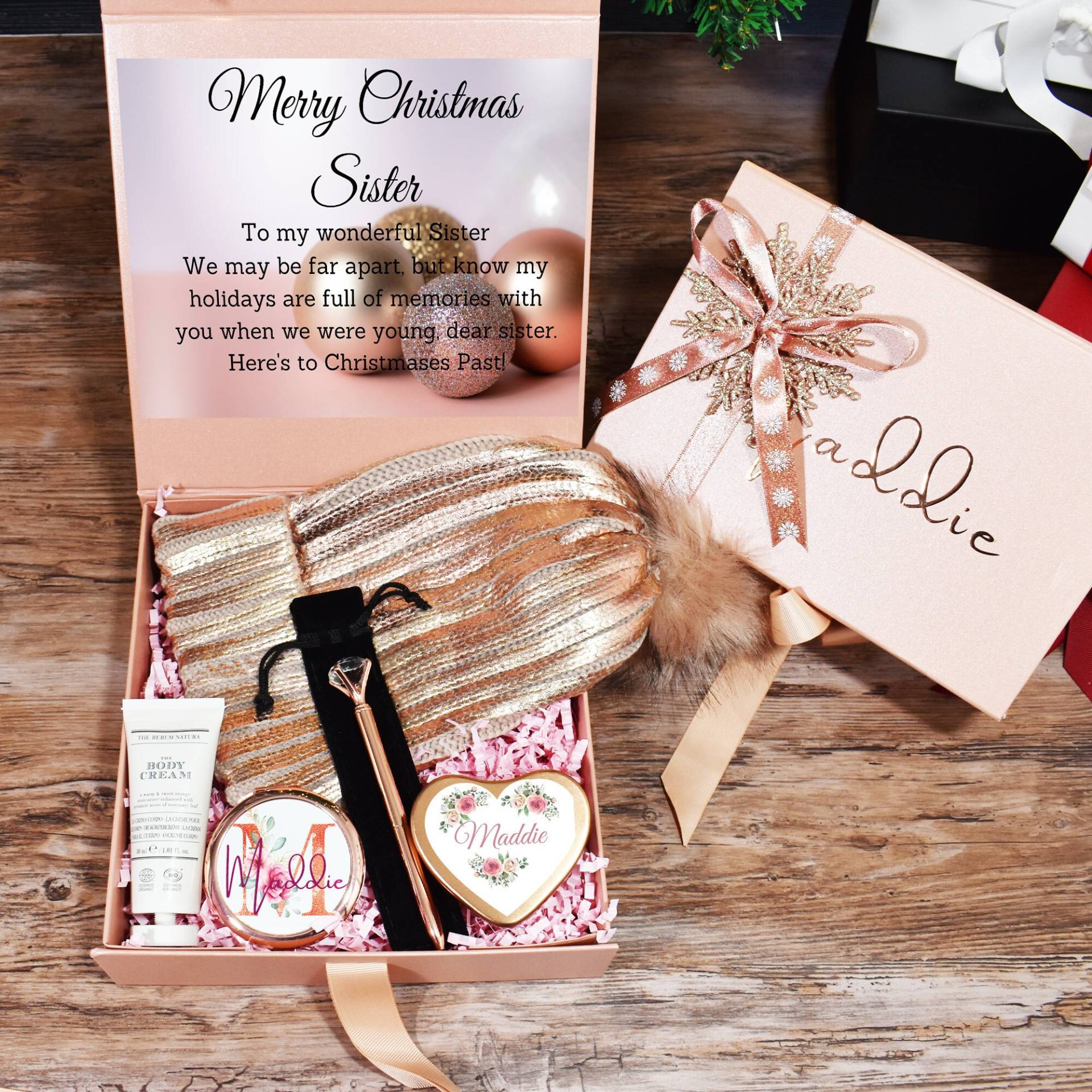 Geschenkbox Weihnachtsschwester, Geschenk Für Sie, Schwester, Frau von BijouxLucy